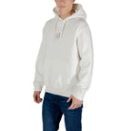 Armani Exchange Cream Cotton Hoodie