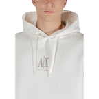 Armani Exchange Cream Cotton Hoodie