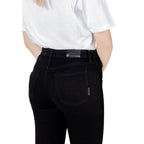 Armani Exchange Black Cotton Skinny Jeans