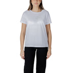 Armani Exchange White Cotton T-Shirt