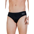 EA7 Emporio Armani Bicolor Polyester Swim Briefs