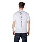 EA7 Emporio Armani Black And White Cotton Sportswear