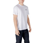EA7 Emporio Armani Black And White Cotton Sportswear