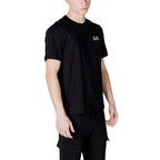 EA7 Emporio Armani Black And White Cotton Sportswear