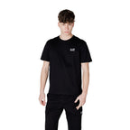 EA7 Emporio Armani Black And White Cotton Sportswear