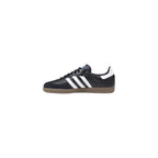 Adidas Originals Black Leather Athletic Sneakers