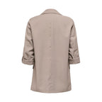 Only Beige Viscose Blazer