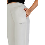 Guess Active White Viscose Joggers (Workout Pants)