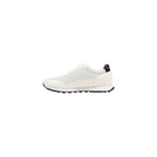 Armani Exchange Black And White Polyester Athletic Sneakers