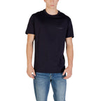 Armani Exchange Blue Cotton T-Shirt