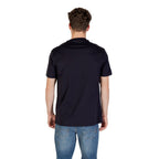 Armani Exchange Blue Cotton T-Shirt