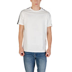 Armani Exchange Cream Cotton T-Shirt