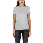 Armani Exchange White Cotton T-Shirt