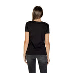 Armani Exchange Black Cotton T-Shirt