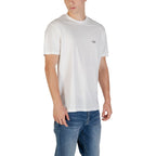 Armani Exchange Cream Cotton T-Shirt