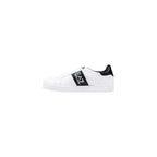 EA7 Emporio Armani Black And White Leather Low Top Sneakers