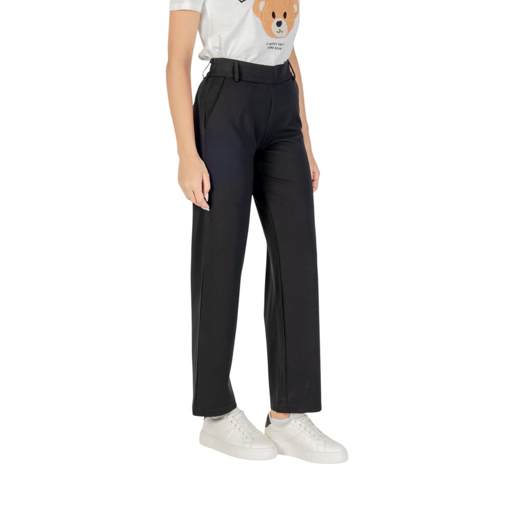 Only Black Viscose Casual Pants