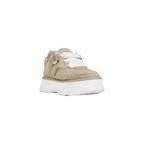 UGG Beige Leather Ankle Boots