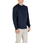 Hugo Boss Blue Cotton Sweatshirt