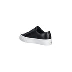Calvin Klein Jeans Black Leather Low Top Sneakers