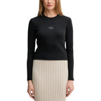 Calvin Klein Jeans Black Cotton Long Sleeve T-Shirt