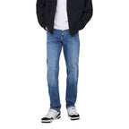 Only & Sons Blue Cotton Relaxed Fit Jeans