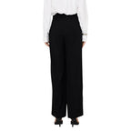 Jacqueline De Yong Black Viscose Casual Pants