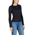 Calvin Klein Jeans Black Cotton Long Sleeve T-Shirt
