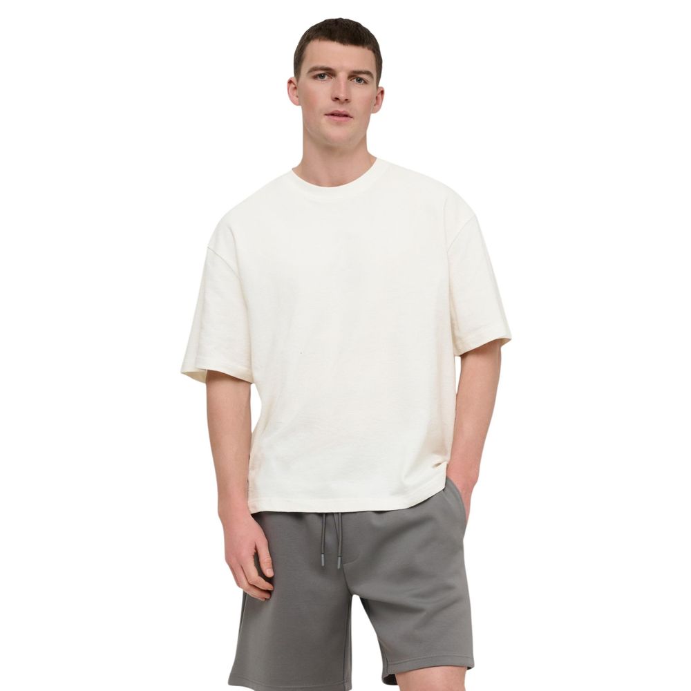 Only & Sons Cream Cotton T-Shirt