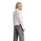 Calvin Klein Jeans White Cotton Blouse