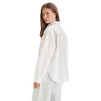 Calvin Klein Jeans White Cotton Blouse
