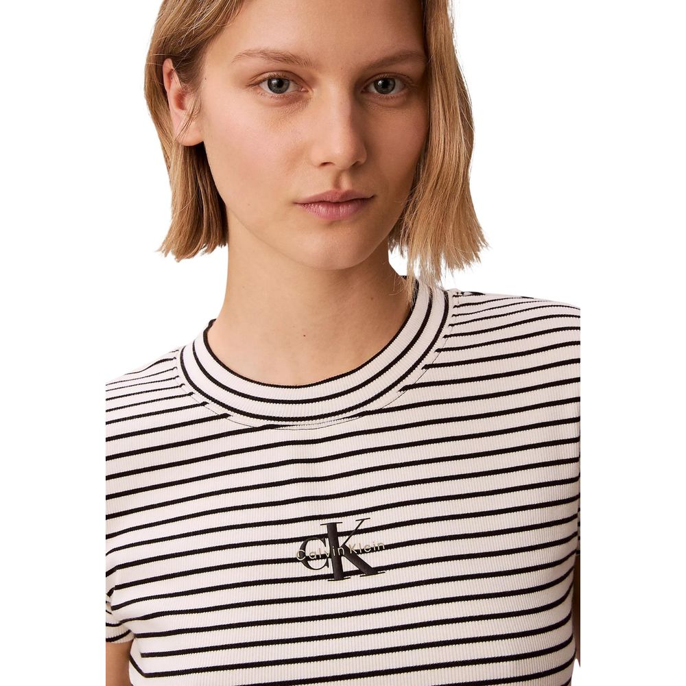Calvin Klein Jeans Black Cotton T-Shirt
