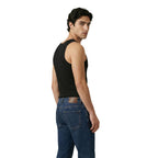 Calvin Klein Jeans Black Cotton Tank Tops