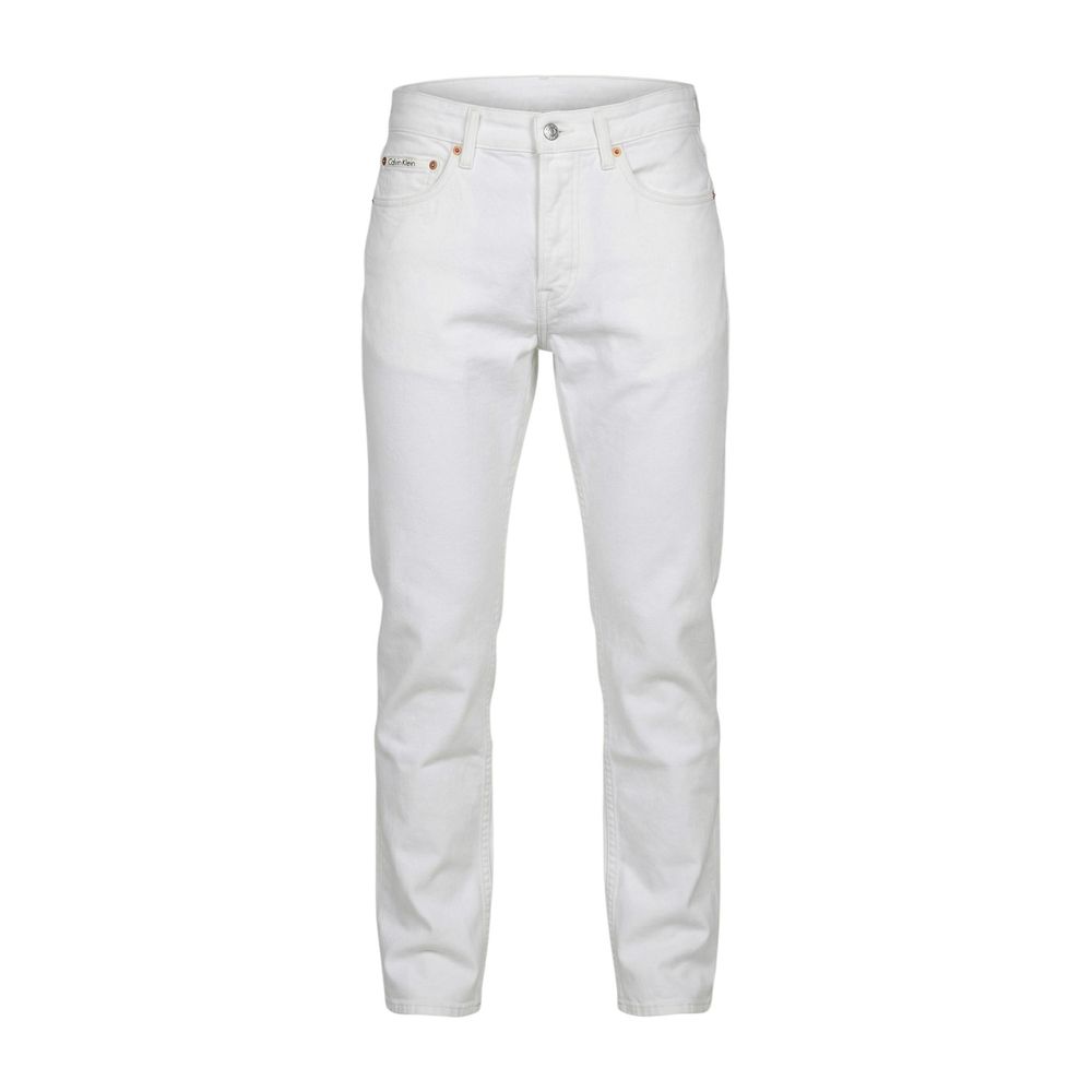 Calvin Klein Jeans White Cotton Skinny Jeans