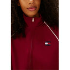 Tommy Hilfiger Jeans Bordeaux Recycled Polyester Sweatshirt