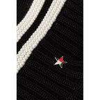 Tommy Hilfiger Jeans Black And White Recycled Wool Cap (Baseball Hat)