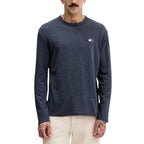 Tommy Hilfiger Jeans Blue Recycled Cotton Long Sleeve T-Shirt