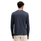Tommy Hilfiger Jeans Blue Recycled Cotton Long Sleeve T-Shirt