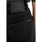 Tommy Hilfiger Jeans Black Recycled Cotton Bootcut Jeans
