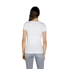 Armani Exchange White Cotton T-Shirt