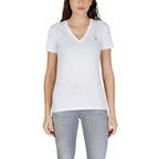 Armani Exchange White Cotton T-Shirt