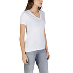 Armani Exchange White Cotton T-Shirt