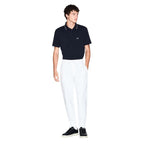 Armani Exchange Blue Cotton Polo Shirt