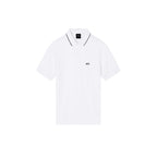 Armani Exchange White Cotton Polo Shirt