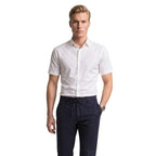 Armani Exchange White Polyamide Shortsleeve Shirt