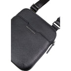 Armani Exchange Black Polyester Messenger Bag
