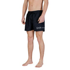 EA7 Emporio Armani Bicolor Polyester Swim Shorts