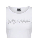 EA7 Emporio Armani White Elastane T-Shirt