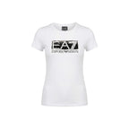 EA7 Emporio Armani White Cotton T-Shirt