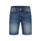 Antony Morato Blue Cotton Bermuda Shorts